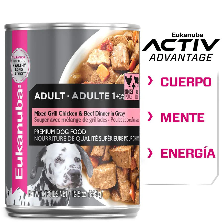 Eukanuba Adult Chicken & Beef Lata para Perros