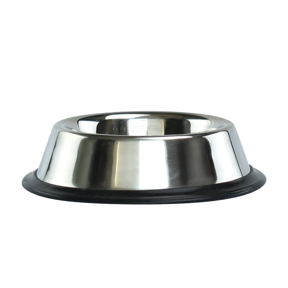 Plato de Acero Inoxidable para Perros | Antiderrapante