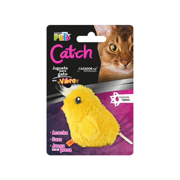 Juguete para Gato Pollo con Vibración | Catch Fancy Pets – Juguete Interactivo Estimulante
