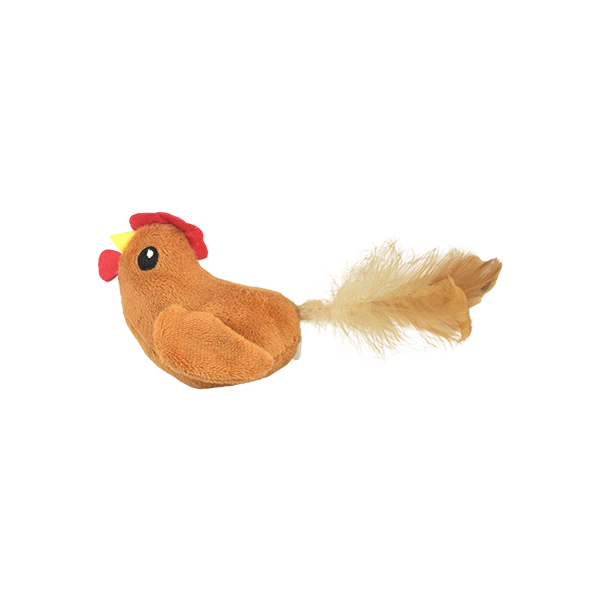 Juguete para Gato con Vibración | Gallina Interactiva Catch