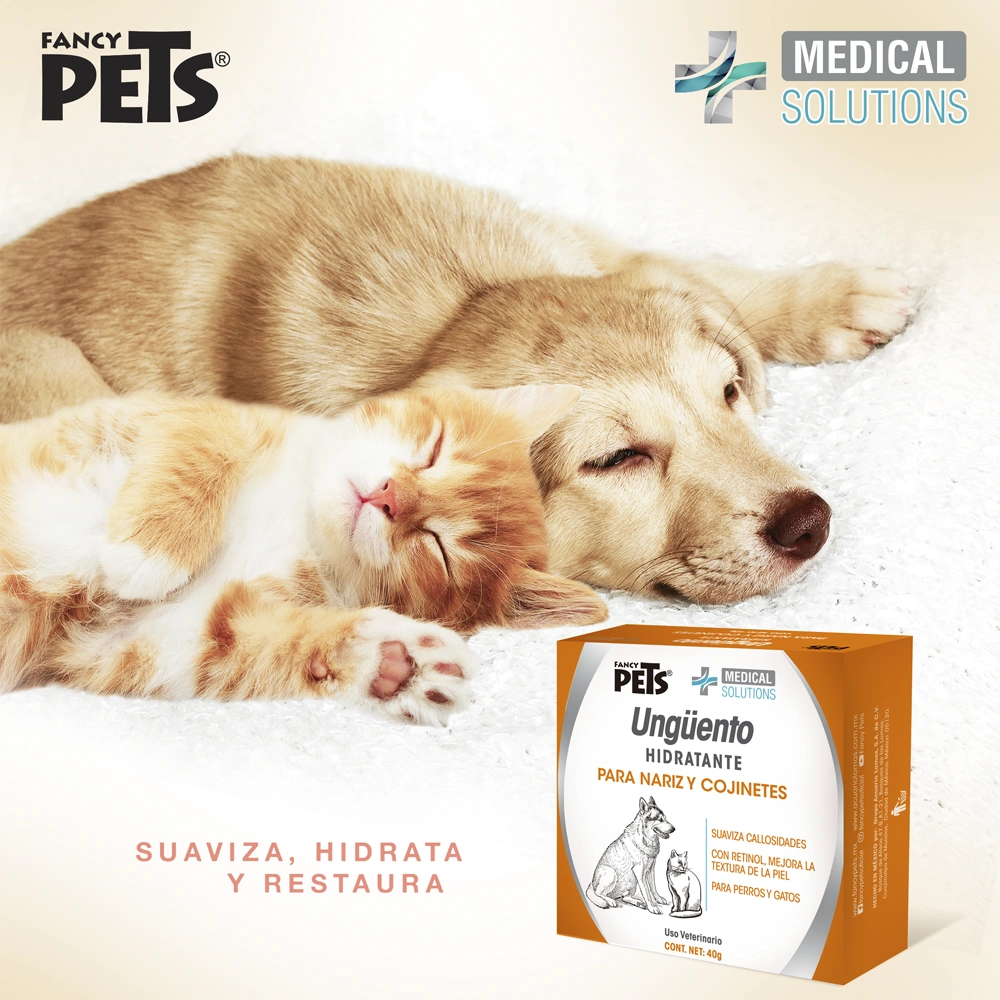 MS Ungüento Hidratante y Reparador para Almohadillas, Nariz y Codos – Mascotas