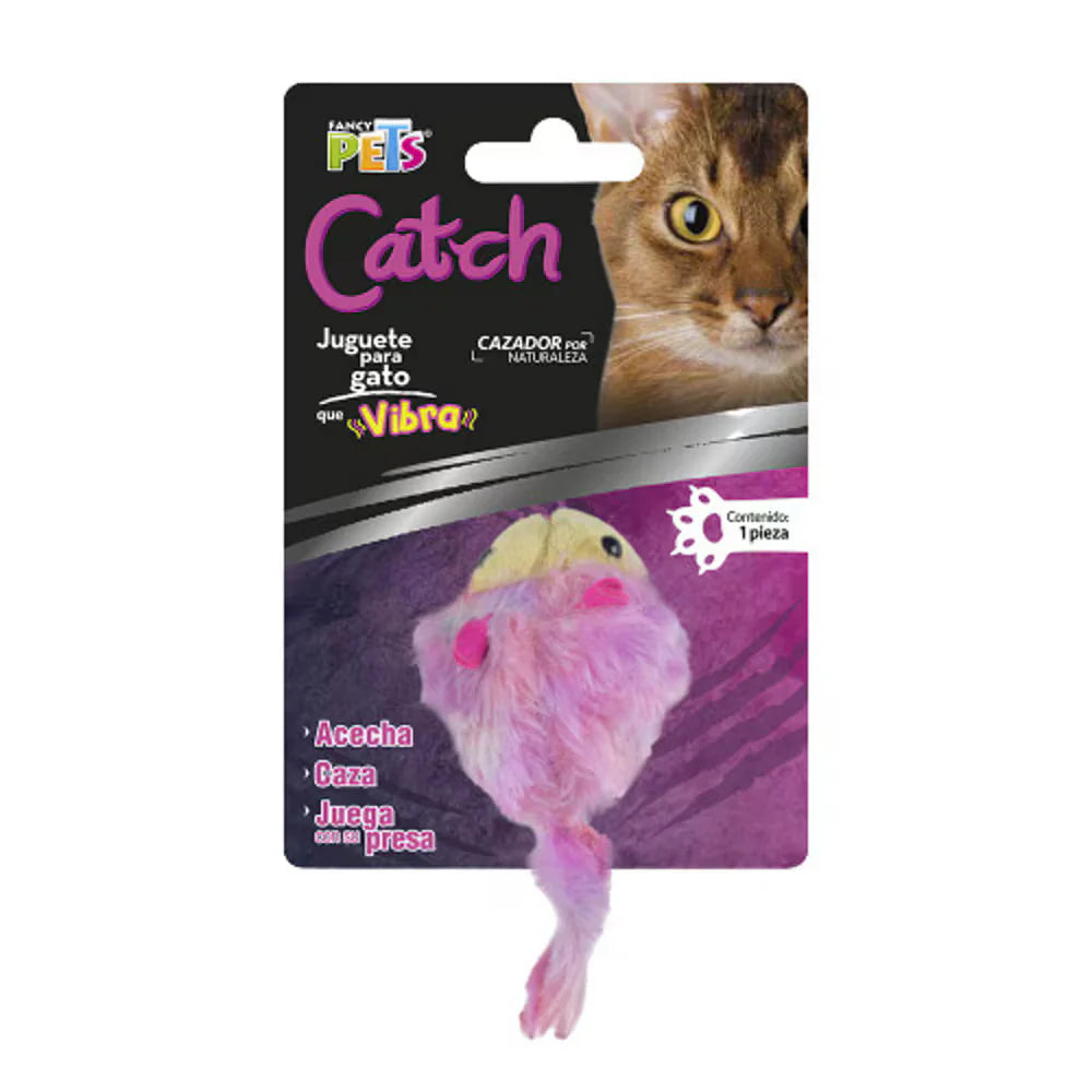 Juguete para Gato Fancy Pets | Ratón con Vibración Catch – Estimula Instinto Cazador