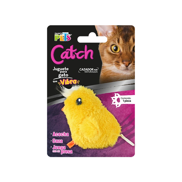 Juguete para Gato Pollo con Vibración | Catch Fancy Pets – Juguete Interactivo Estimulante