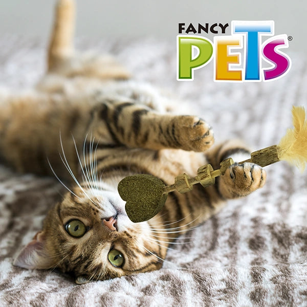 Varita para Gato con Catnip y Pluma | Fancy Pets – Corazón Natural Antiestrés