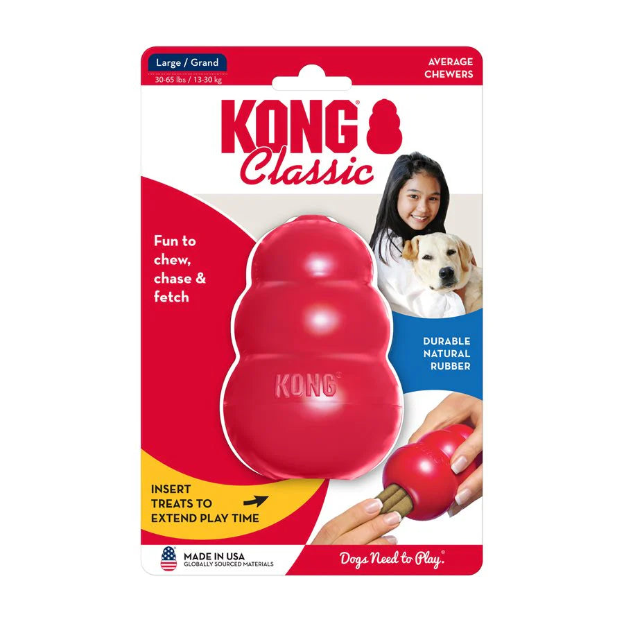 KONG Classic Juguete de Caucho para Perros