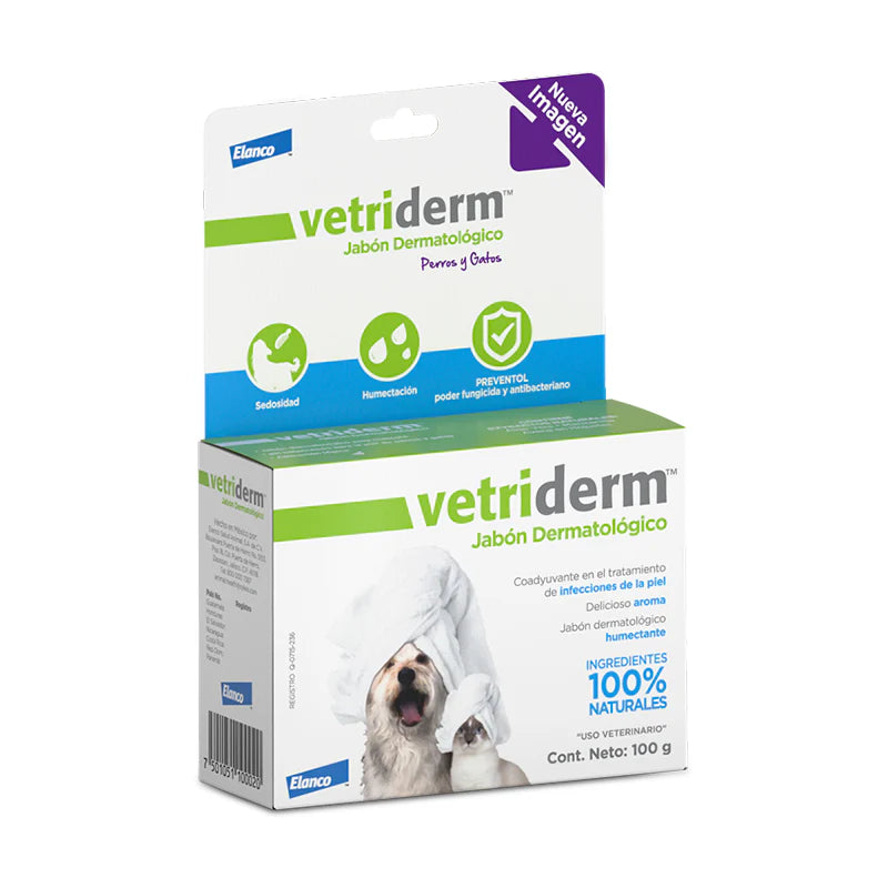 Vetriderm Jabón Dermatológico 100g